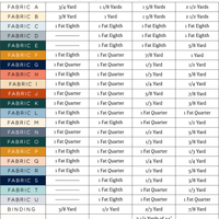 The Stella Quilt Paper Pattern