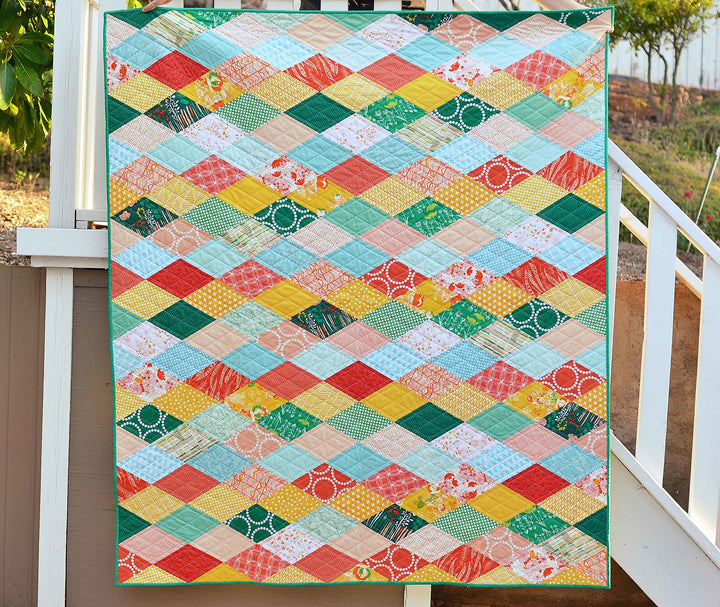 Kissing Diamonds Quilt Tutorial