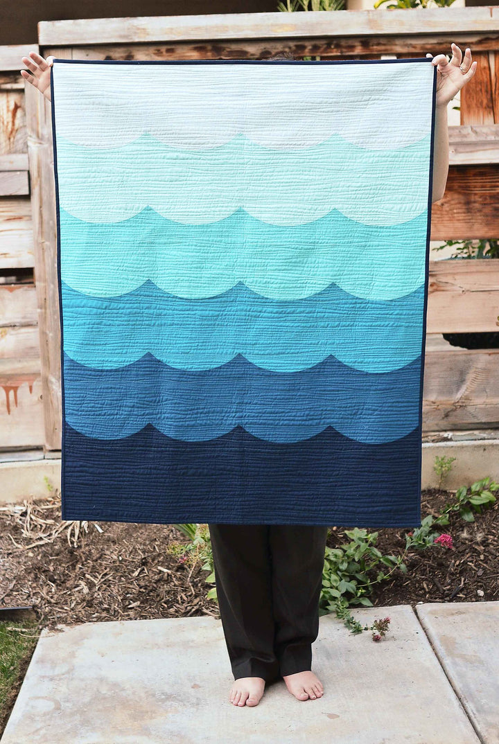 Deep Blue Sea Baby Quilt Tutorial