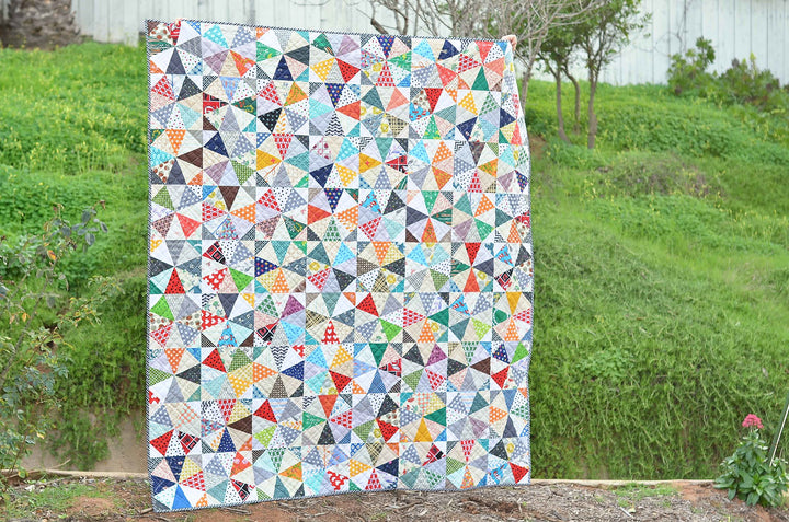 Kaleidoscope Scrap Quilt Tutorial