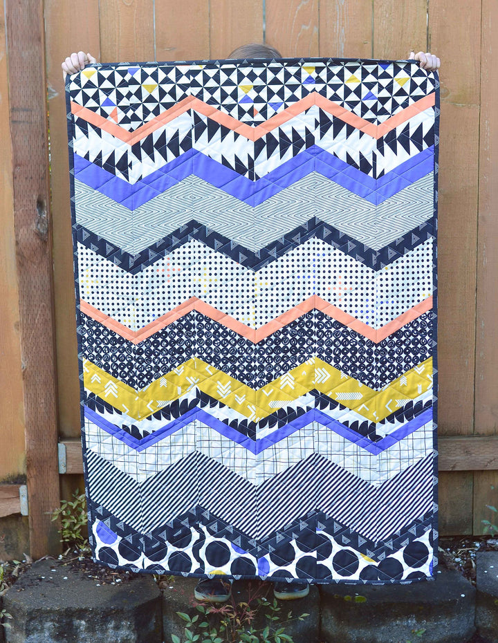 Take Shape Chevron Baby Quilt