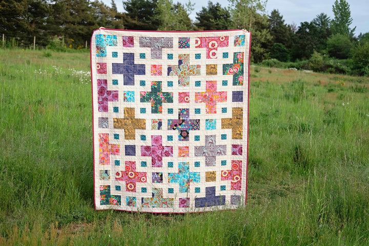 The Violet QAL Week 3 - Making the Corner Squares