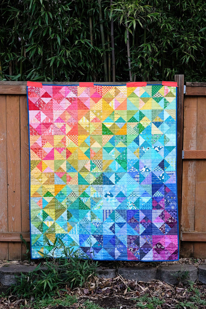 The Cleo Quilt - Rainbow Version