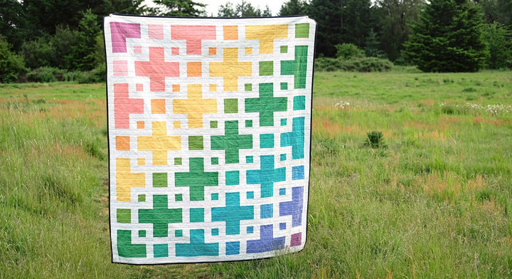 Cotton Couture Rainbow - The Violet Quilt