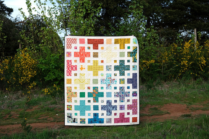 A Rainbow Violet Quilt