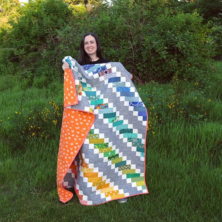 The Ruby Quilt Pattern — Cutting Your Strip Pieced Fabric