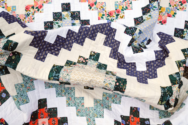 The Stella Quilt in Vintage Garden