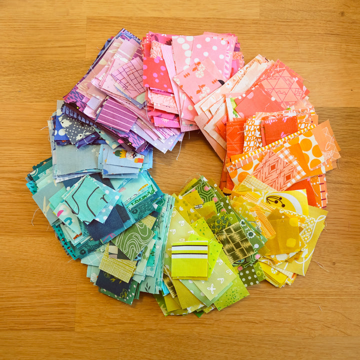 How I Managed my Scraps for my Mini Plaid-ish Quilt