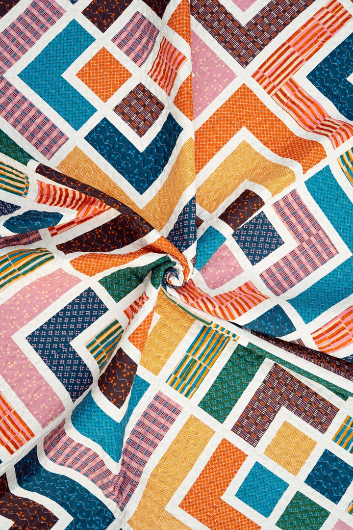 The New Penny Cover Quilt - Geometry by Ruby Star Society