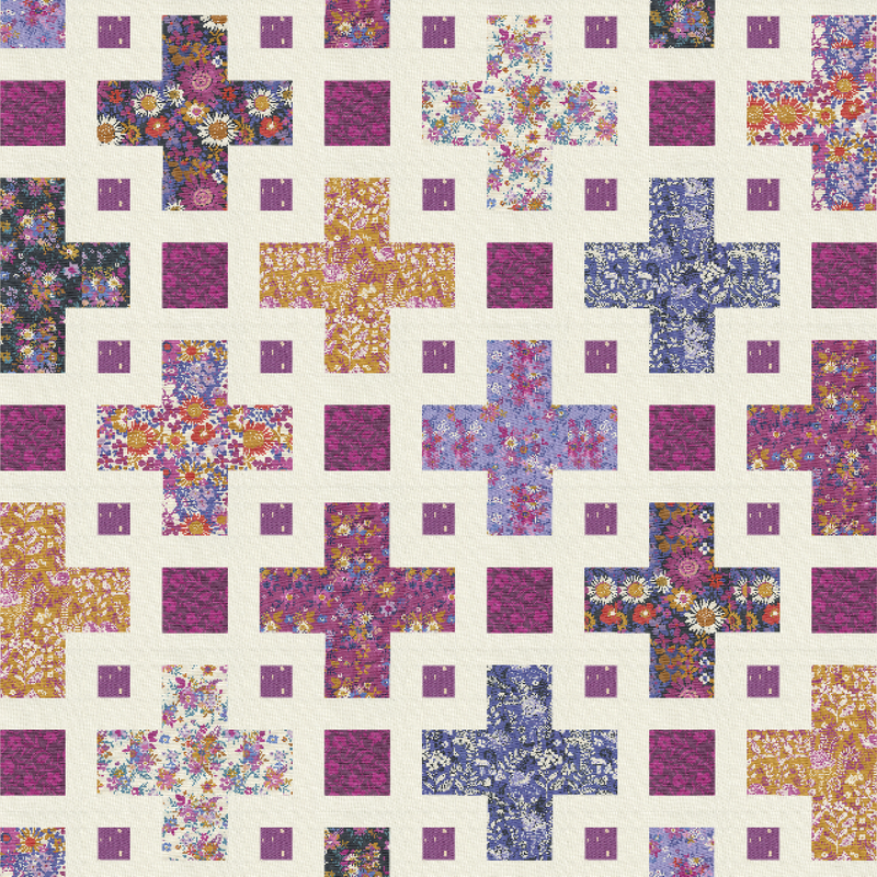 The Violet Quilt Pattern Mockups (Again!)