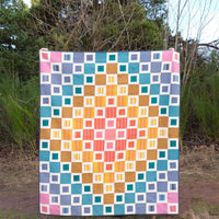 The Frances Quilt in Warp and Weft Moonglow