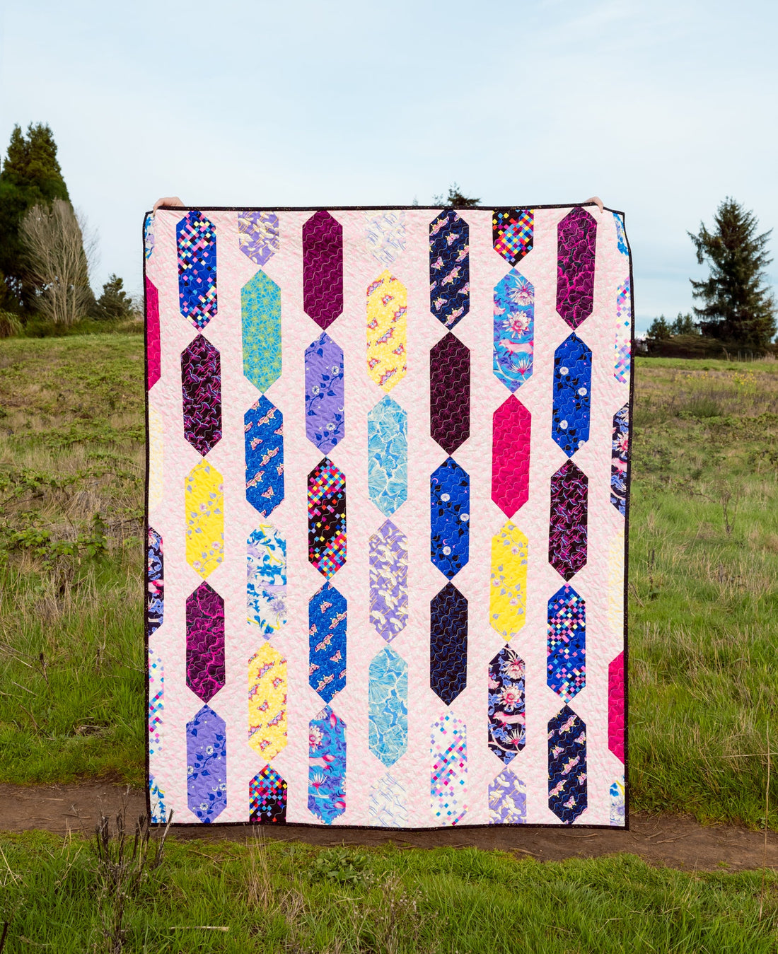 The Ori Quilt in Glow Garden