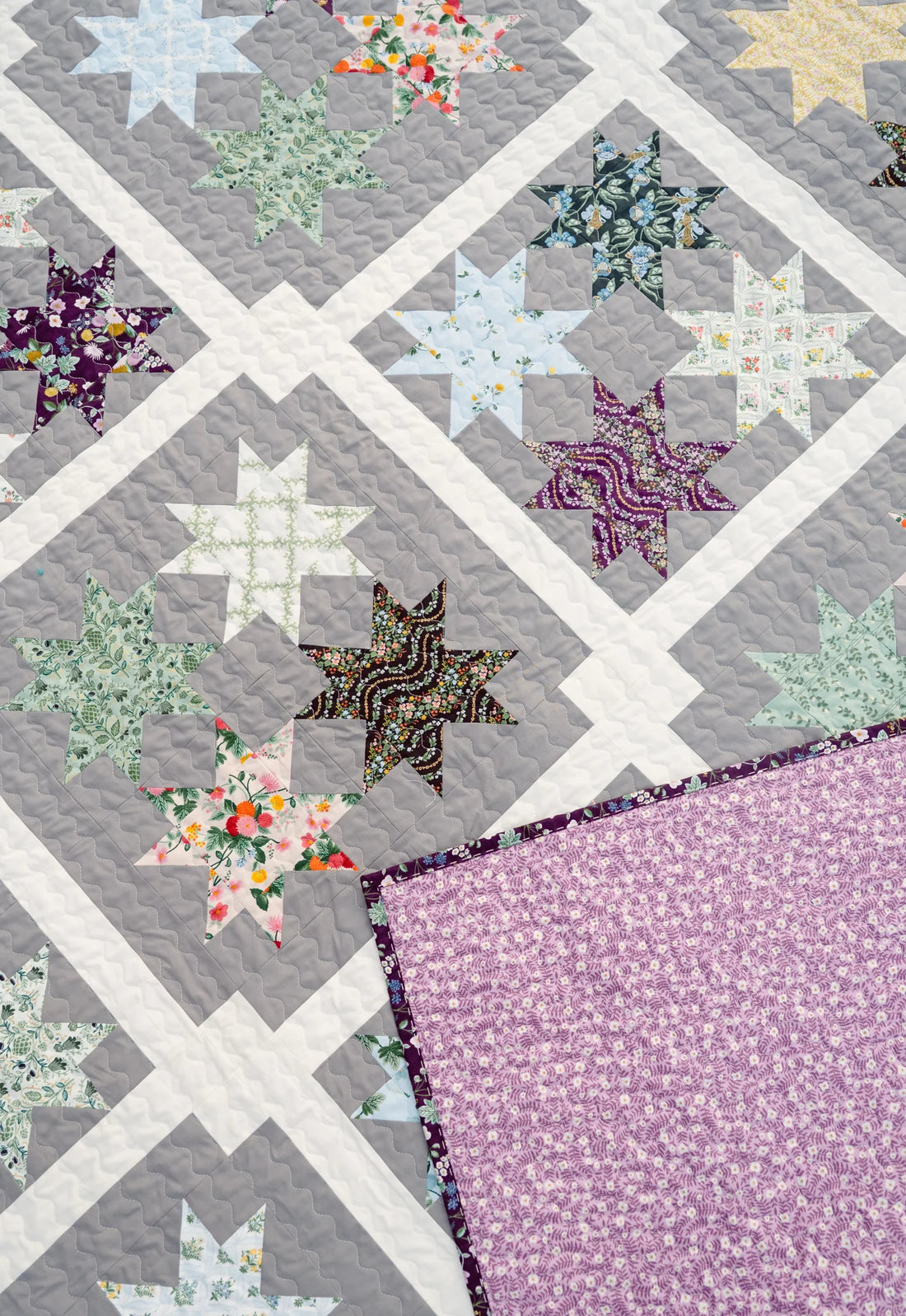 The Remy Quilt in Rifle Paper Co. Dahlia