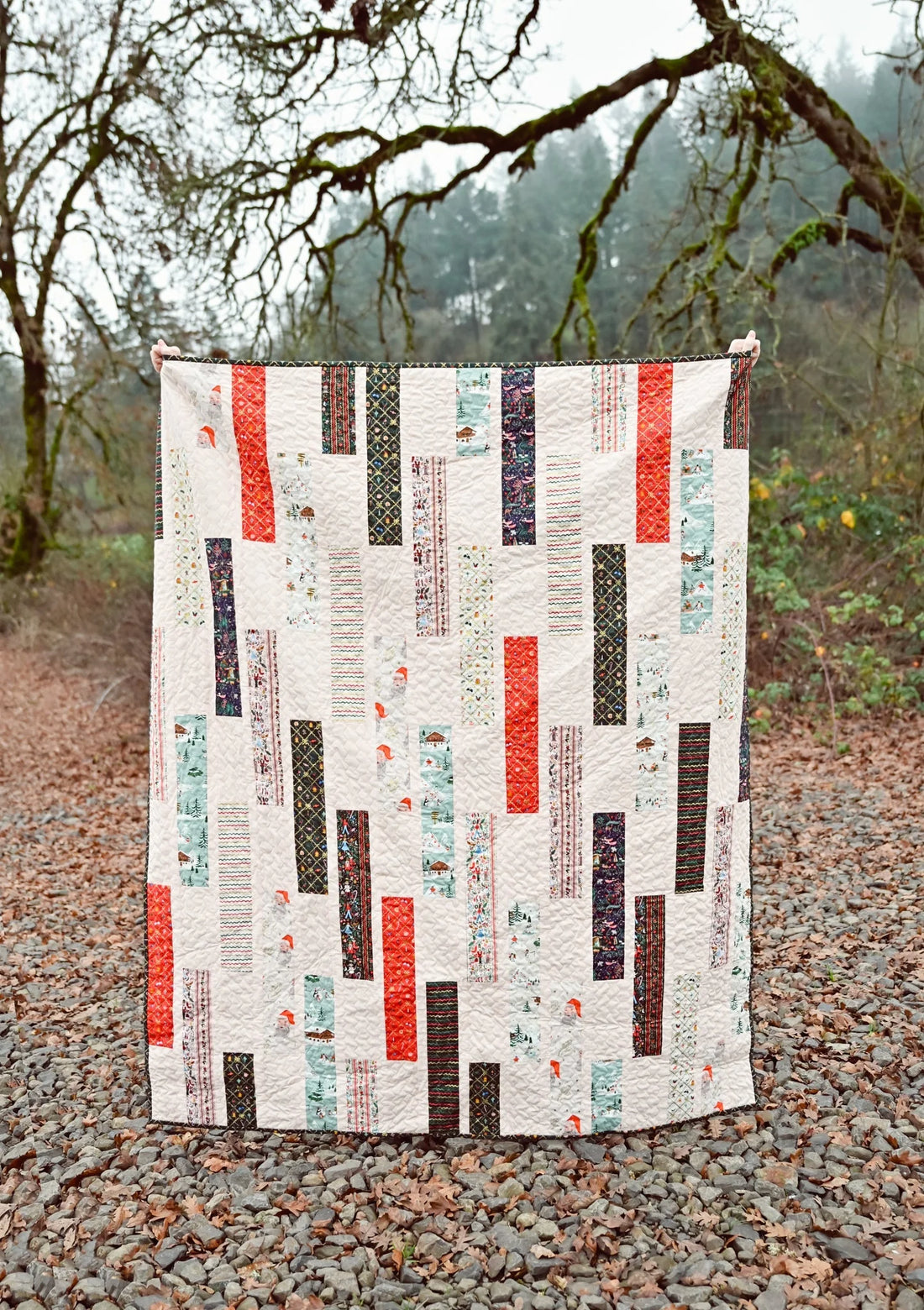 The Talia Quilt in Rifle Paper Co. Holiday Classics